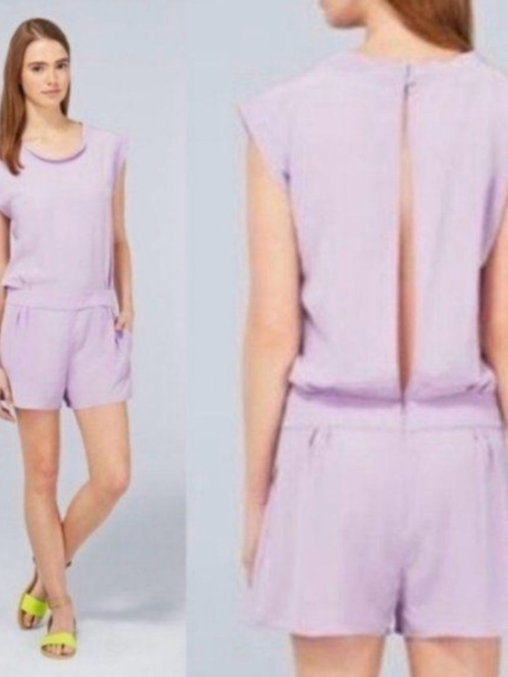 Wilfred Lilac Sleeveless Romper